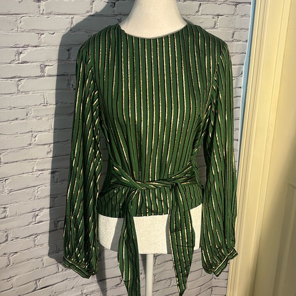 Green gold top by Seen Worn Kept - Picture 4 of 10